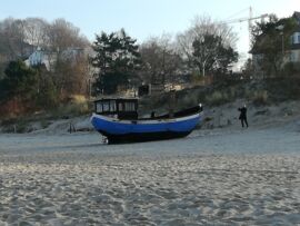 Fasten an der Ostsee, Fastenkur Ostsee Heilfasten Buchinger, Fischer - Boot Usedom
