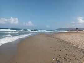 Strand vor der Tür Fasten/Fastenkur am Mittelmeer auf Kreta, Griechenland