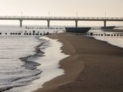 Fasten an der Ostsee Heilfasten nach Dr. Buchinger, Fastenkur auf Usedom, Fastenurlaub an der Ostsee, Seebrücke Heringsdorf am Morgen