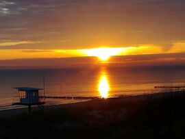 Fasten an der Ostsee, Fastenkur Ostsee Heilfasten Buchinger, Sonnenaufgang Bansin
