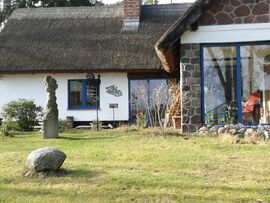 Fasten an der Ostsee, Fastenkur Ostsee Heilfasten Buchinger, Kunst im Garten